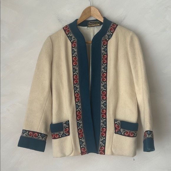 Nordstrikk Norway Wool Coat Cardigan blazer jacket Size small - Picture 1 of 7